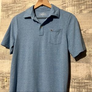 Vineyard Vines Blue Polo Edgartown Youth Boys LARGE 16